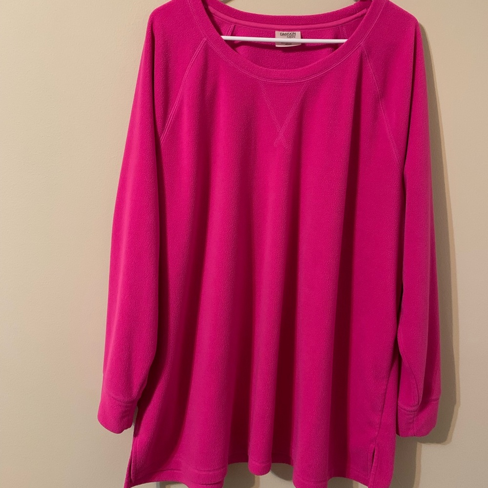 3X, Fleece Top, by DANSKIN NOW